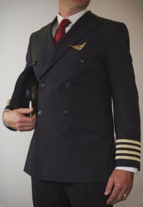 The male pilot’s suits have been designed to mirror the male cabin crew, yet have a different edge and wider lapel shape.